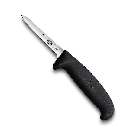 Swiss Army Brands VIC-41820 2019 Victorinox Fibrox Pro Slant-Point & Vent Boning Poultry Knife; Black - 3 in. Blade & Medium Handle -  SWISS ARMS